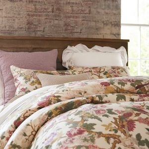 Pottery Barn Kamala floral cotton duvet set
